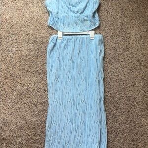 Princess Polly 2 piece maxi skirt set (top and skirt)